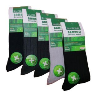 bambusz bordás zokni