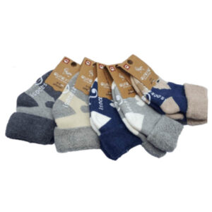 bébi fiú vastag zokni mintás