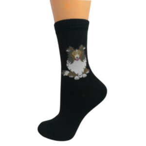 skót juhász kutyás zokni