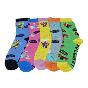 kislány mintás zokni