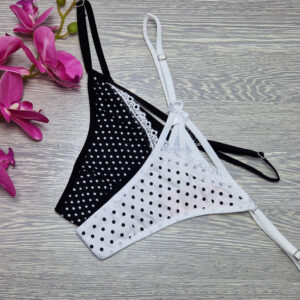 pántos tanga pöttyös