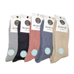 női vastag kötött zokni