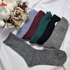 női vastag kötött zokni