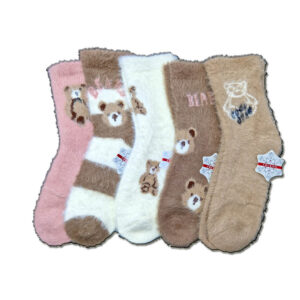 vastag gyerek zokni pihe puha lány maci mintás