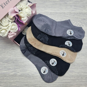 bambusz férfi csúszásgátlós titokzokni vegyes YF8055