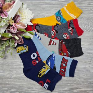 fiú zokni autó mintás GZF703