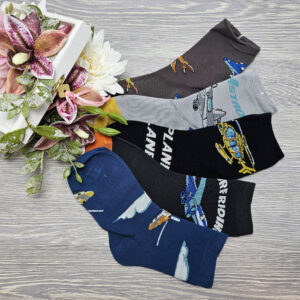 fiú zokni helikopter mintás GZF710