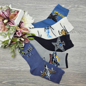 fiú zokni vadászgép mintás GZF2059