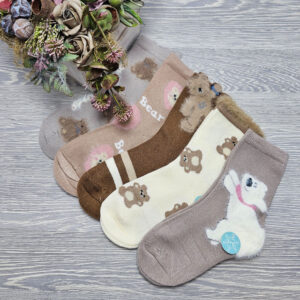 lány macis vastag zokni GNB2105