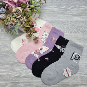 lány zsenília vastag zokni GNB300