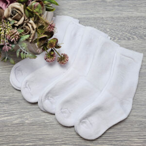 Szuntex gyerek VASTAG zokni 5 pár FEHÉR