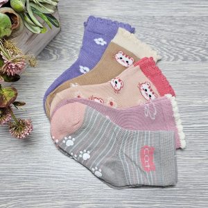 Bébi lány csúszásgátlós zokni BN762