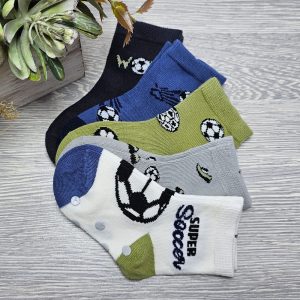 bébi fiú zokni csúszásgátlós BF2039