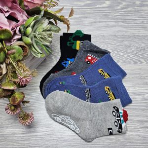 bébi fiú zokni csúszásgátlós BF296