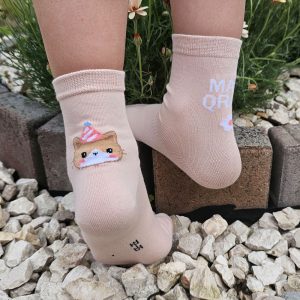 Lány zokni hátul mintás 5 pár GZN2770