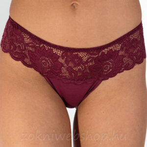 lemila féltanga csipke derékkal-bordó