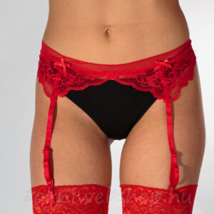 piros harisnyatartó