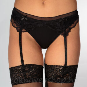 fekete harisnyatartó