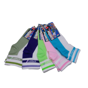 köztes szárú rövid sport zokni