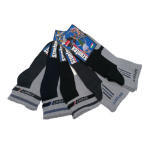 köztes szárú rövid sport zokni