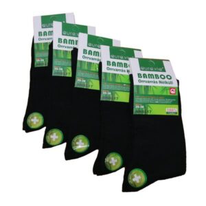bambusz zokni fekete zokniwebshop