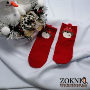 mikulásos gyerek zokni-macis