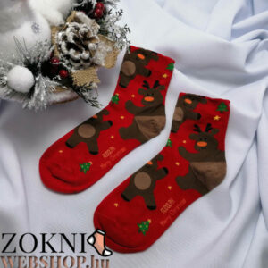 női mikulásos zokni SN7623-2