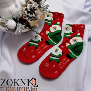 női mikulásos zokni SN7623-5