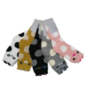 női vastag zokni pöttyös