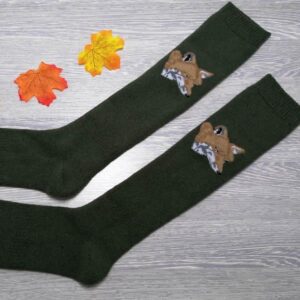 vadász térdzokni-róka