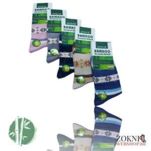 bambusz női zokni