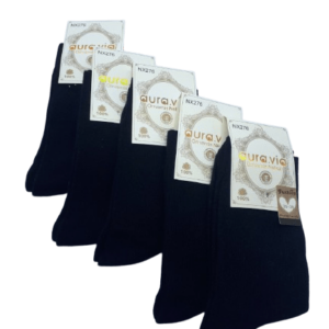 Női fekete zokni 5 pár/cs