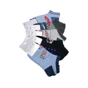 Fiú titokzokni autó mintás 5 pár/cs