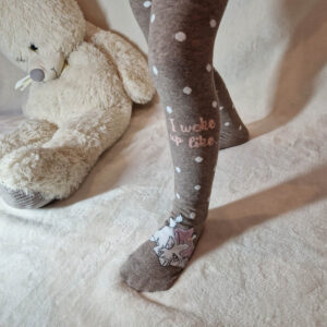 gyerek harisnya cicás melírbarna