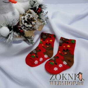 mikulásos bébi zokni SB7916-maci