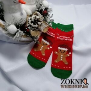 mikulásos gyerek zokni SGP7823 mézis