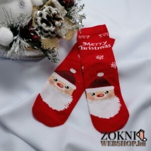 mikulásos gyerek zokni SGP7823 télapós
