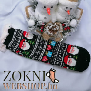 mikulásos mamusz SNM5262 fekete télapó