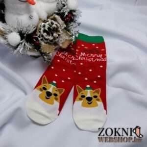 női mikulásos zokni SNP7678 róka
