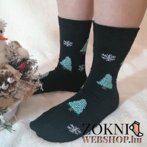 Yvonne karácsonyfás zokni