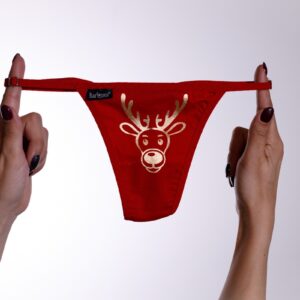 Baroness rénszarvasos tanga piros