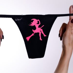 barones állító pántos tanga-boszorkány mintás