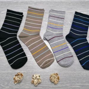 női gumi nélküli zokni csíkos