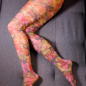 Trasparenze virág mintás harisnya-fiore