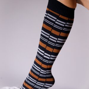 nylon mintás térdzokni trasparenze EVELINE