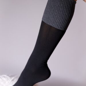 nylon mintás térdzokni