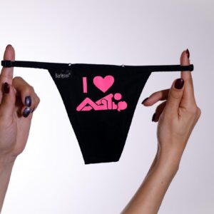 barones-pántos-tanga--mintás-fekete-pink