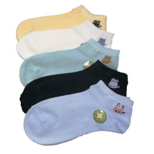 női bambusz titokzokni cicás