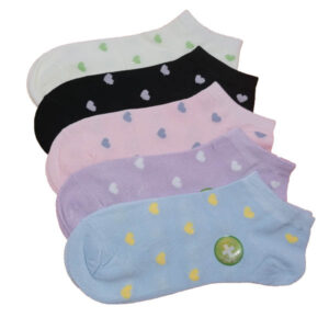 női bambusz titokzokni szívecskés