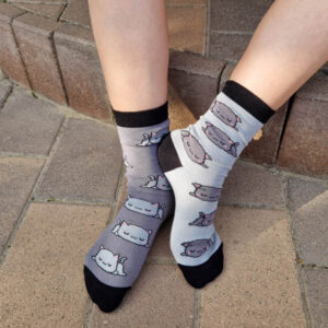 FELEMÁS ZOKNI MESSENGER CICÁS